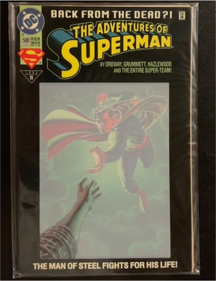The Adventures of Superman #500 (1993) — front