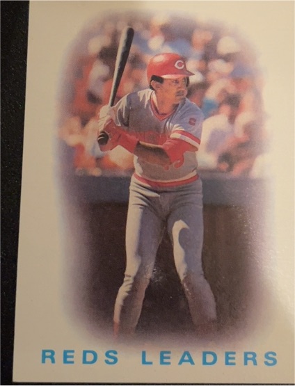 1986 Topps #366 Reds Leaders Dave Concepcion — front