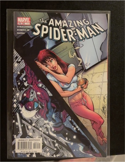The Amazing Spider-Man #52 (2003) Marvel Comics J. Scott Campbell Cover — front