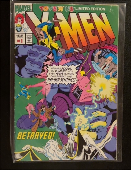 1993 X-Men #1 Toys R Us Limited Edition Marvel Comics — front