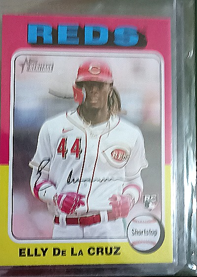 2024 Topps Heritage #473 Elly De La Cruz — front