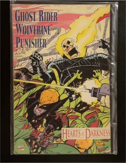 Ghost Rider Wolverine Punisher Hearts of Darkness #1 (1991) Marvel Comics — front