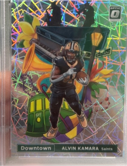 2023 Panini Mosaic Downtown Alvin Kamara — front
