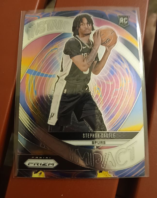 2024-25 Panini Prizm #4 Instant Impact Stephon Castle — front