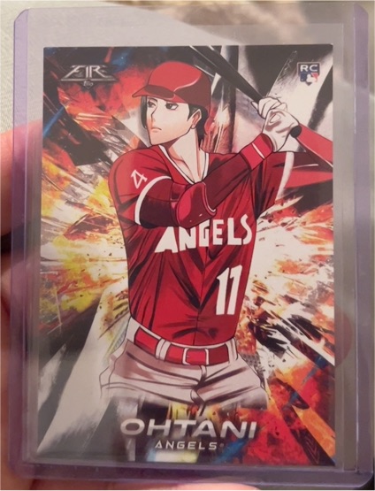 2018 Topps Fire #FIR-11 Shohei Ohtani — front