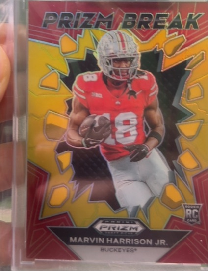 2024 Panini Prizm Draft Picks #PB-MHJ Marvin Harrison Jr. Prizm Break — front