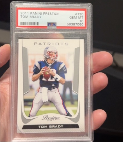 2011 Panini Prestige #120 Tom Brady — front