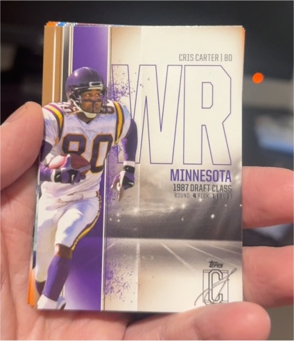 2024 Topps Signature Class #32 Cris Carter — front