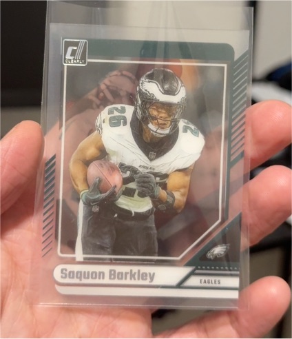 2024 Panini Clearly Donruss #43 Saquon Barkley — front