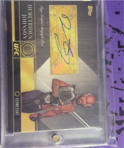 2016 Topps UFC Top of the Class #TCA-DJO Demetrious Johnson — front