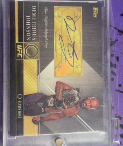 2016 Topps UFC Top of the Class #TCA-DJ Demetrious Johnson — front