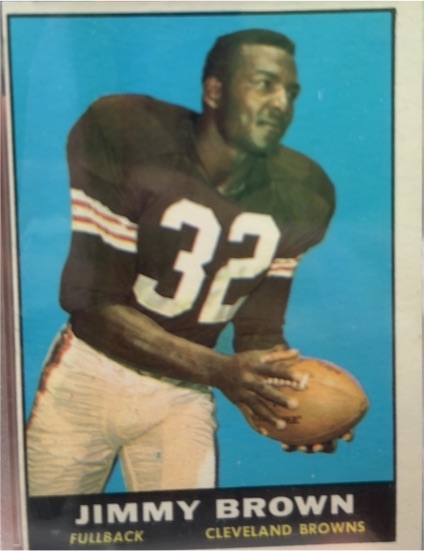 1961 Topps #71 Jim Brown — front