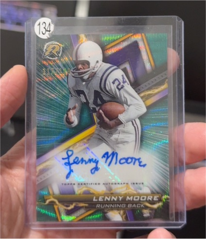 2023 Topps Composite Resurgence Signatures #RA-LM Lenny Moore — front