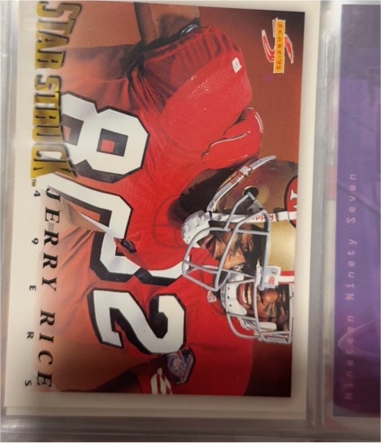 1995 Score #211 Jerry Rice — front