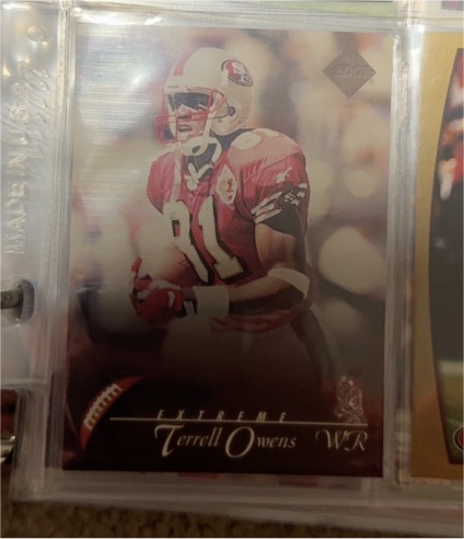 1997 Collector's Edge Extreme #89 Terrell Owens — front