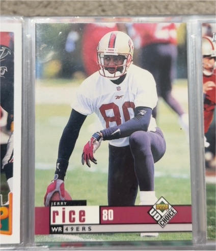 1998 Upper Deck UD Choice #413 Jerry Rice — front