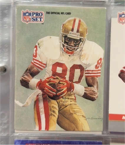 1991 Pro Set #379 Jerry Rice — front