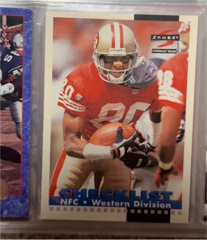 1996 Score #274 Jerry Rice — front