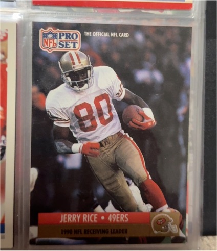 1991 Pro Set #11 Jerry Rice — front