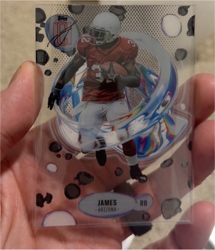 2024 Topps Signature Class #F-22 Edgerrin James Fluidity — front