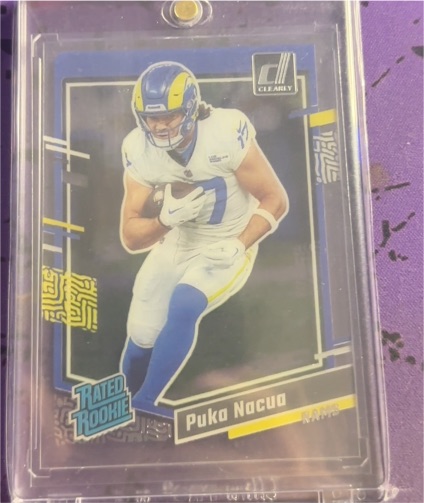 2023 Panini Clearly Donruss #96 Puka Nacua — front