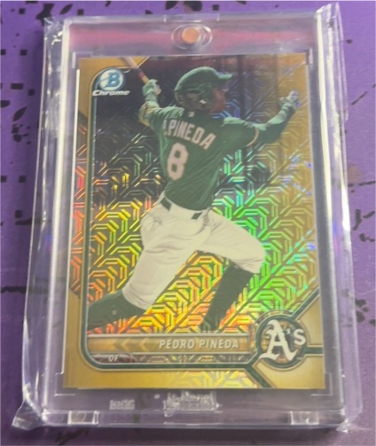 2022 Bowman Chrome Prospects #BCP-241 Pedro Pineda — front