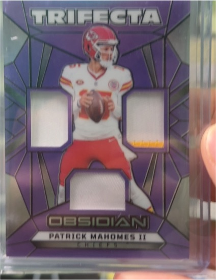 2024 Panini Obsidian Trifecta #TS-PMA Patrick Mahomes II — front