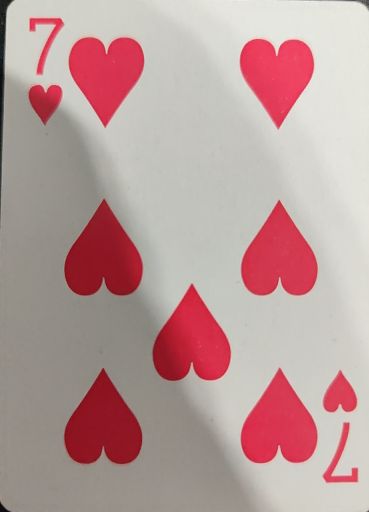 7 of Hearts — front