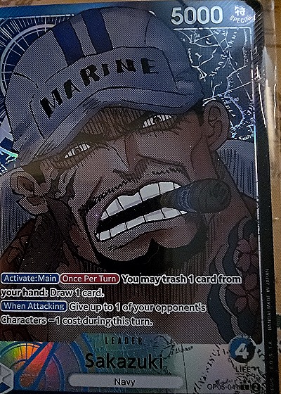 One Piece Card Game OP05-041 Sakazuki — front