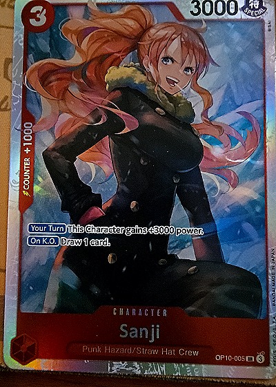 2025 One Piece Card Game OP10-005 Sanji — front