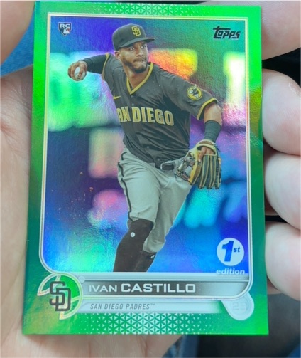 2022 Topps 1st Edition #140 Ivan Castillo — front