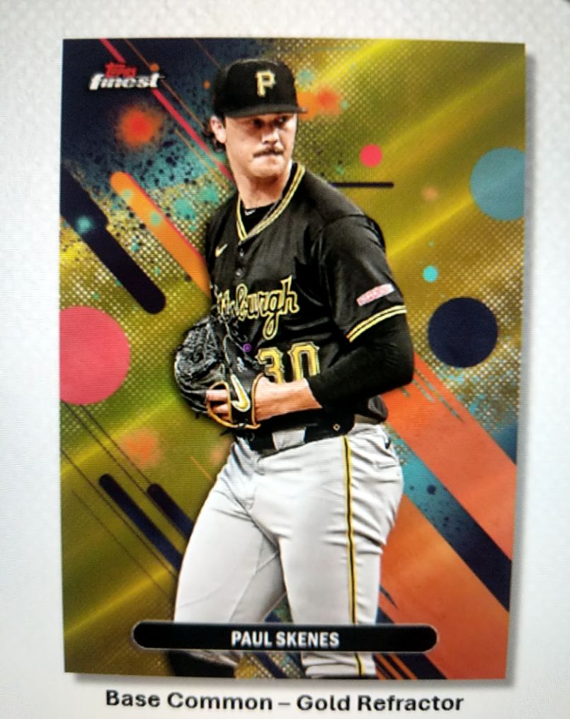 2024 Topps Finest #30 Paul Skenes — front