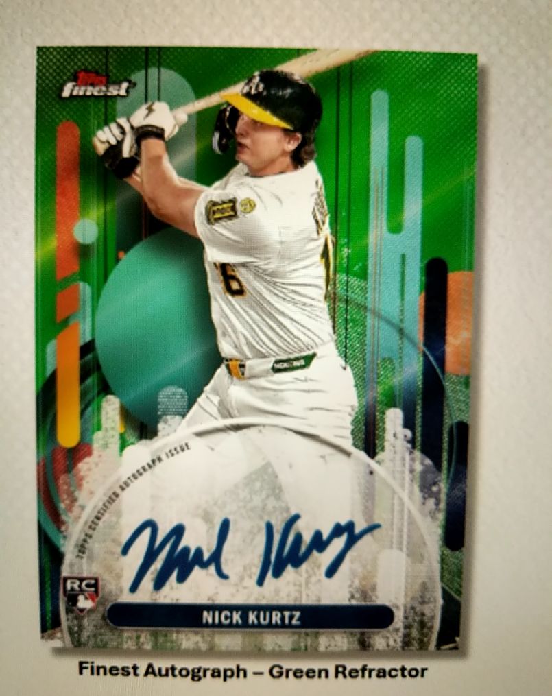 2024 Topps Finest #FA-NK Nick Kurtz — front