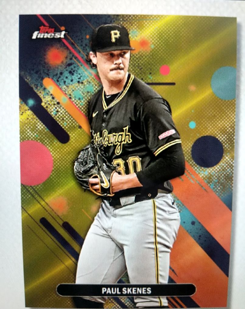 2024 Topps Finest Paul Skenes — front