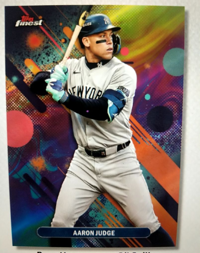 2021 Topps Finest Aaron Judge — front