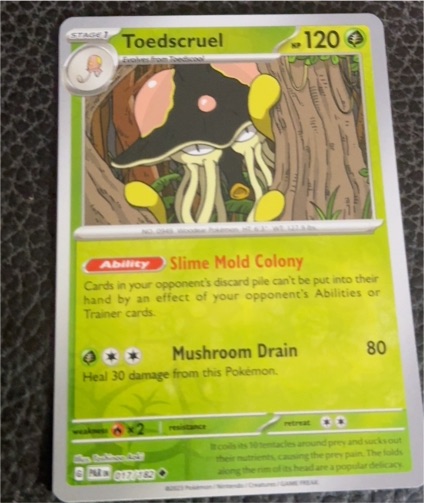 2023 Pokémon Scarlet & Violet Paradox Rift #017 Toedscruel — front