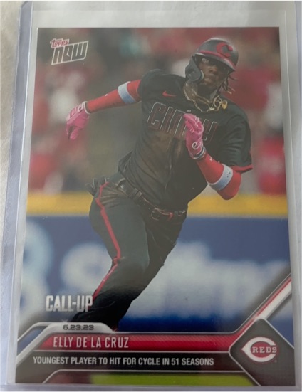 2023 Topps Now #485 Elly De La Cruz Call-Up — front