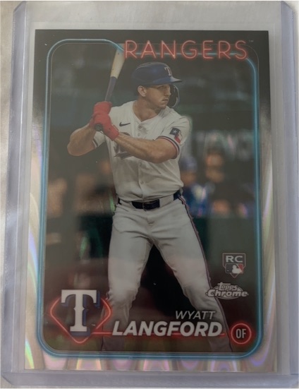 2024 Topps Chrome #122 Wyatt Langford — front