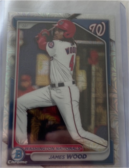 2024 Bowman Chrome Prospects #BCP-91 James Wood — front