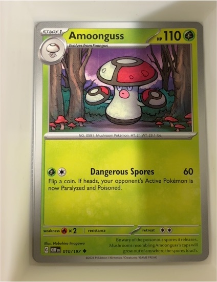 2023 Pokémon SV03: Obsidian Flames #010 Amoonguss — front