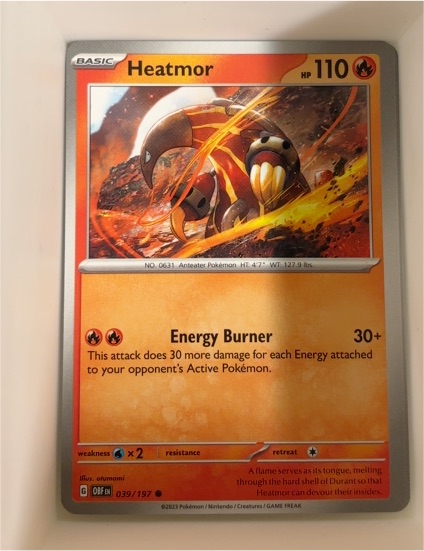 2023 Pokémon #039 Heatmor — front