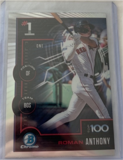 2025 Bowman Chrome #BTP-1 Roman Anthony — front