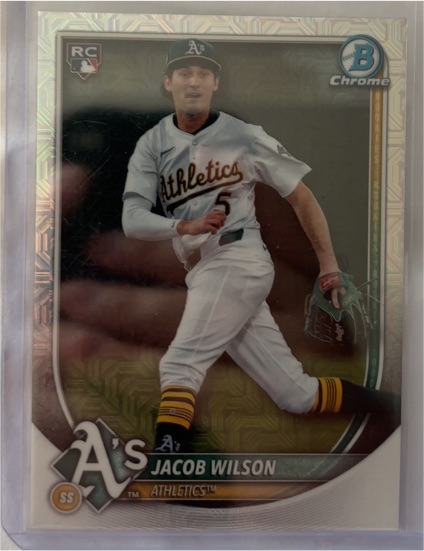 2025 Bowman #9 Jacob Wilson — front