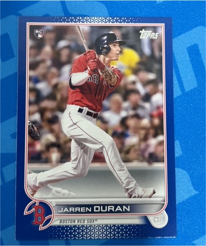 2022 Topps Series 1 #187 Jarren Duran — front