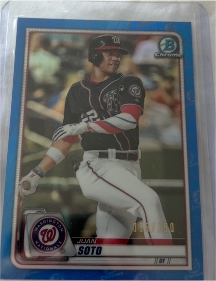 2020 Bowman Chrome #54 Juan Soto — front