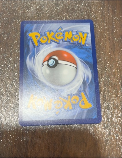 1999 Pokémon Base Set Card Back — front