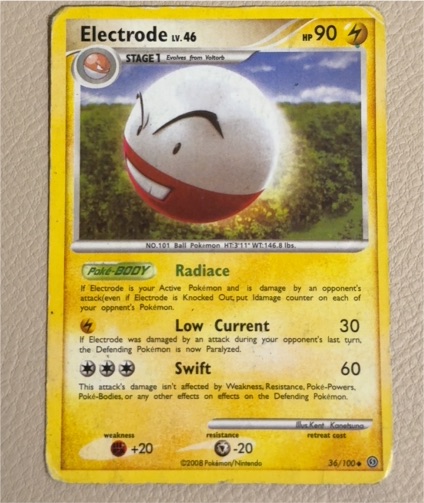 2008 Pokémon Diamond & Pearl Stormfront #36 Electrode — front