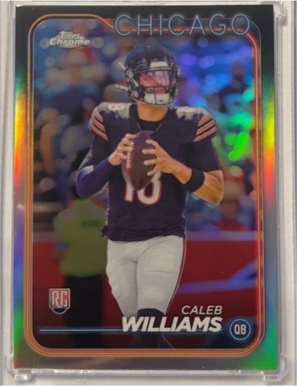 2024 Topps Chrome #202 Caleb Williams — front