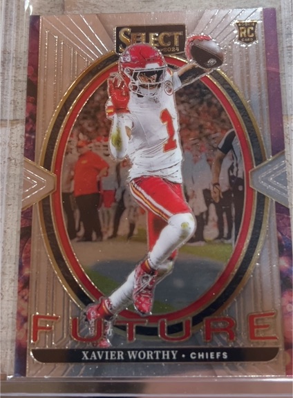 2024 Panini Select #8 Xavier Worthy Select Future — front