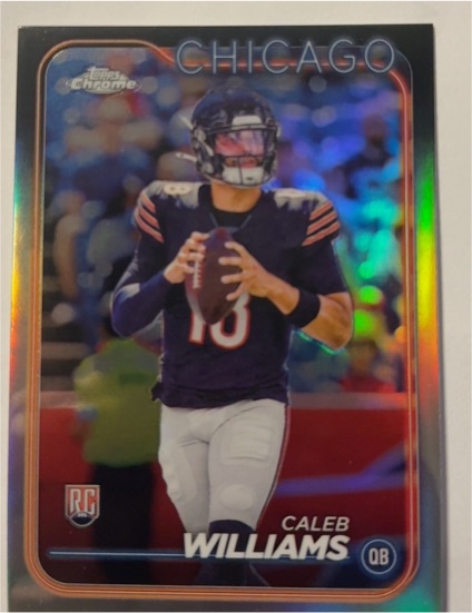 2024 Topps Chrome #202 Caleb Williams — front